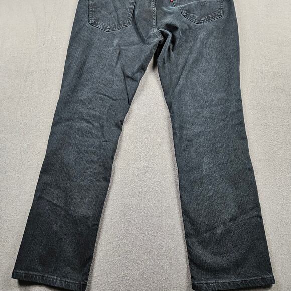 Levi's 541 Black Denim Jeans Size 32 x 30 - Picture 8 of 8